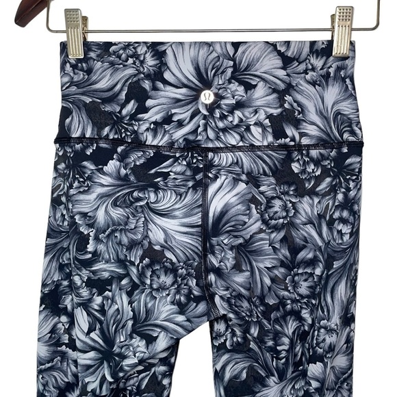 Lululemon Wunder Under Crop high rise leggings luxtreme 21” night garden women 6 - Picture 7 of 11